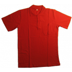 Yazlık Polo Yaka Kırmızı T-Shirt İş Elbisesi