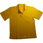 Yazlık Polo Yaka Sarı T-Shirt İş Elbisesi
